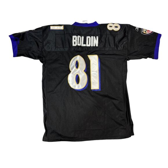 Reebok Stitched Anquan Boldin #81 Baltimore Ravens NFL Jersey Size 54 - Picture 2 of 6
